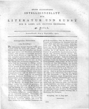1807-09-05 : 40. Stück