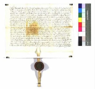Michel Krauß Träger der Gemeinde Seiderzell erhält von Schenk Christof und Schenk Heinrich die obengenannten Lehen.