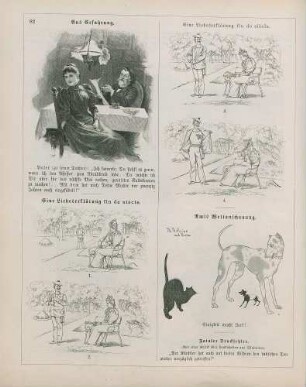 "Aus Erfahrung" "Eine Liebeserklärung fin de siècle" "Amis Weltanschauung"