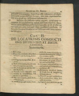 Cap. II. De Locationis Conductionis Divisionibus Et Distinctionibus.