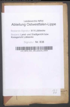 Erblasser: Löwenstein, Levi Abraham; Erblasser: Löwenstein, Brünette, geb. Dreyer: