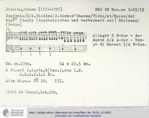 Sinfonie D-Dur