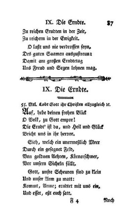 IX. Die Erndte.
