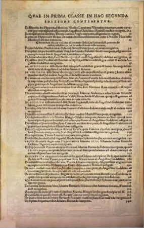 Galeni Omnia Qvae Extant Opera : Quorum alia nunc primum sunt inuenta: alia vel denuo fidelius tranlata, uel innumeris pene locis ad veterum graecorum exemplarium veritatem castigata. 1,[a], Galeni Prima Classis Naturam corporis humani, hoc est elementa, temperaturas ... cpmplectitur