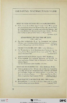 Dienstag, nachmittags 3 Uhr (Nr. 85-169)