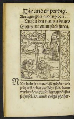 Die ander predig.