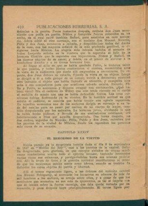 Capítulo XXXIV - El heroísmo de la virtud