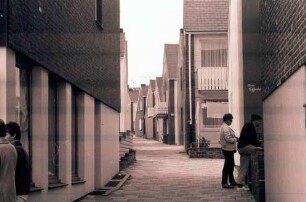 Helgoland: Gasse in der Oberstadt