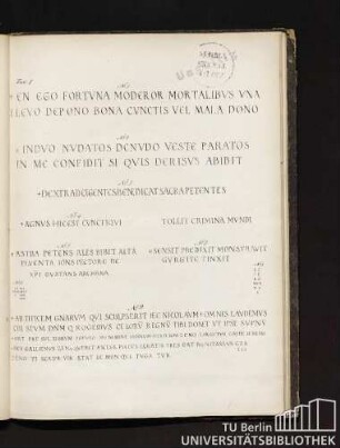 Tav. 1. [Iscrizioni della facciata.]