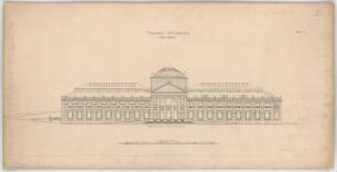 Thiersch, Friedrich von; Wiesbaden; Kurhaus - Westseite (Ansicht)