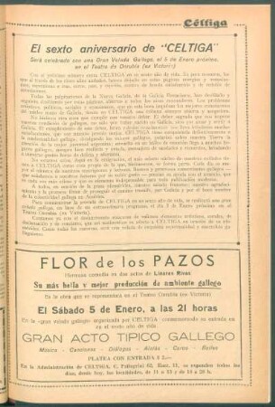 El sexto aniversario de "Céltiga"