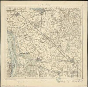 Meßtischblatt 47 : Gross-Gerau, 1899 : Gross-Gerau. - Bearb. 1896/99. - 1:25000. - [Wiesbaden]: Hess. Landesvermessungsamt, 1899. - 1 Kt.
