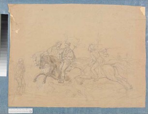 Entwurf zu "Der wilde Jäger" von Gottfried August Bürger