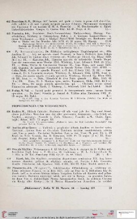 Prophezeiungen und Weissagungen (Nr. 406 - 411)