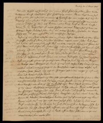 45: Brief von Georg Friedrich Puchta an Gustav Hugo, Marburg, 6.10.1835