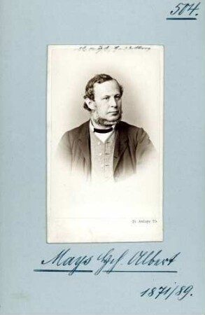 Mays, Heinrich Albert, Nationalliberale
