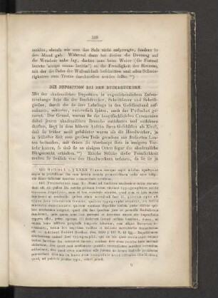 Die Deposition bei den Buchdruckern.