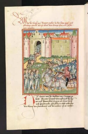 Flucht der Bürger von Bourges und Gefangennahme der Brüder Morandins