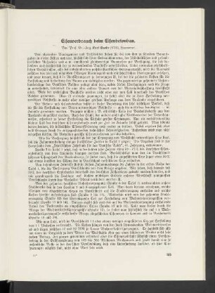 Eisenverbrauch beim Eisenbetonbau