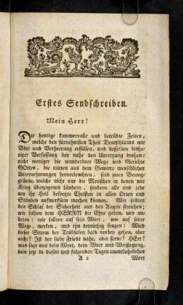3-15, Erstes Sendschreiben.