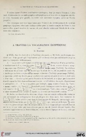 25: À travers la vocalisation égyptienne, [12]