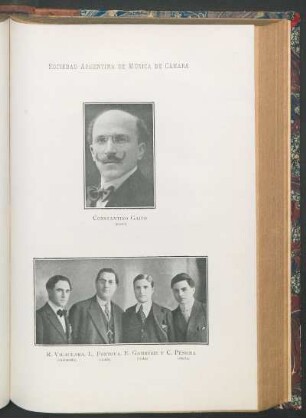 Sociedad Argentina de Música de Cámara - Constantino Gaito (Piano) [Fotografía]