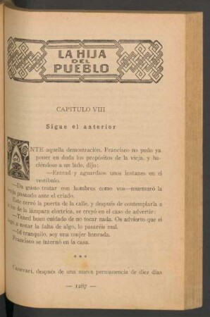 Capítulo VIII - Sigue el anterior