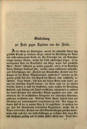 Demosthenes ausgewählte Reden, 3.. Reden gegen Leptines und Meidias