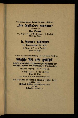 Verlagsanzeige
