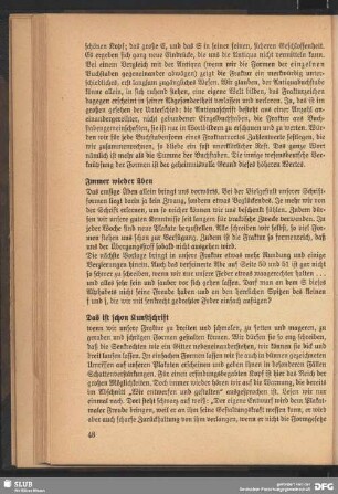 Immer wieder üben