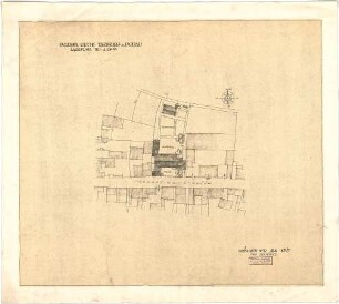 Bestelmeyer, German; Neuburg an der Donau (Bayern); Ev. Kirche - Lageplan