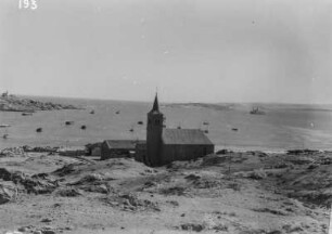 Kirche am Hafen : Blick auf eine Kirche am Hafen von Kapstadt