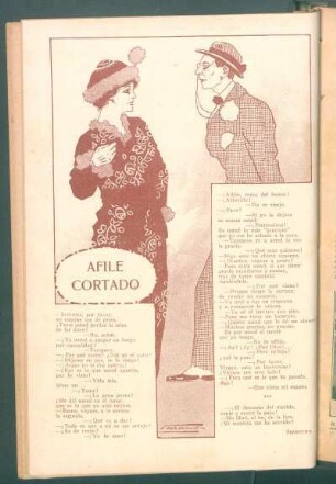 Afile cortado