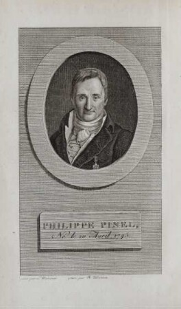 Philippe Pinel. Né le 20 Avril, 1745