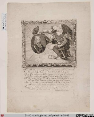 Bildnis Karl VI., römisch-deutscher Kaiser (reg. 1711-40)