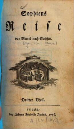 Sophiens Reise von Memel nach Sachsen, 3
