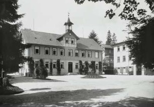 Bad Reiboldsgrün, Heilanstalt : Bad Reiboldsgrün. Heilanstalt für Lungenkranke, Heilstättengebäude. Eingangsseite