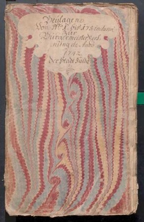 IX A 1 - Alte Stadtrechnungen (1742)