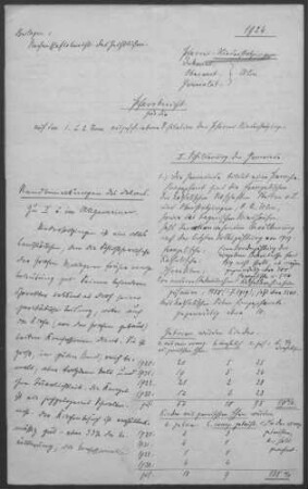 Niederstotzingen mit Oberstotzingen und Stetten/Lontal: Pfarrbericht 1924