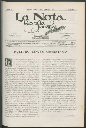 Nuestro tercer aniversario