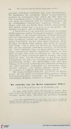 Wie vermeidet man das Werfen aufgezogener Bilder?