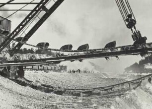 Eimerkettenbagger, Havelkanal, 1952