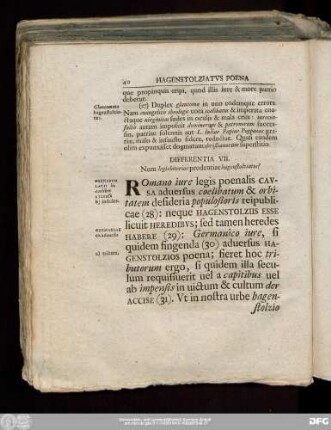 Differentia VII. Num legislatoriae prudentiae hagenstolziatus?