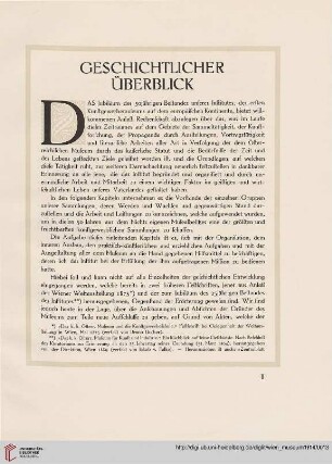 Geschichtlicher Überblick