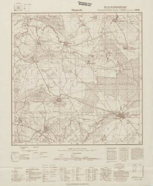 2638 Stepenitz, Topographische Karte 1:25000 (4cm - Karte)