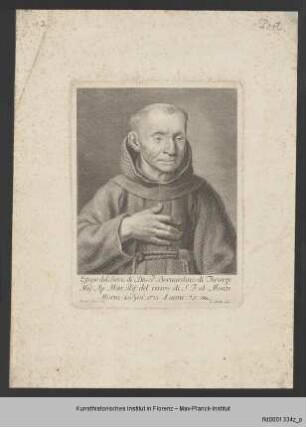 Bildnis des Bernardino da Firenze
