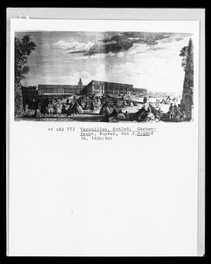 Versailles: Gartenfront des Schlosses