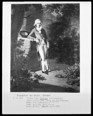 Die Geschwister von Holzhausen — Bildnis des Johann Justinian Georg von Holzhausen