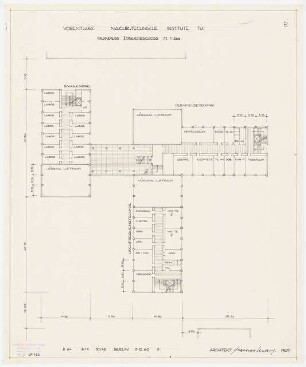 Nachrichtentechnische Institute der Technischen Universität Berlin Vorentwurf B: Grundriss 2.OG 1:200