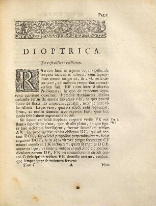 Christiani Hugenii Zuilichemii, Dum viveret Zelhemi Toparchæ, Opera Reliqua, 2
